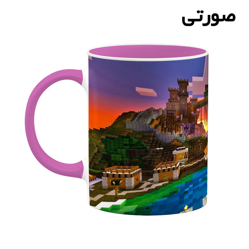 فاکس شاپ ماگ کاکتی طرح ماینکرافت minecraft مدل mgh41131