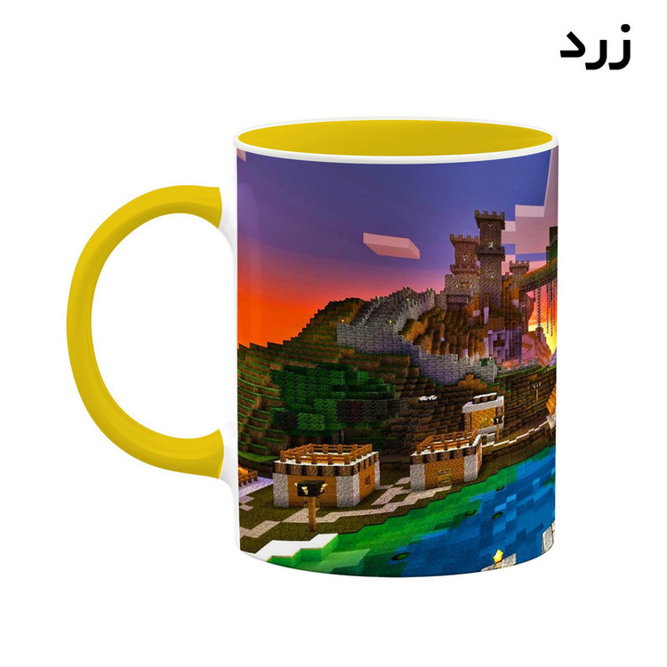 فاکس شاپ ماگ کاکتی طرح ماینکرافت minecraft مدل mgh41131