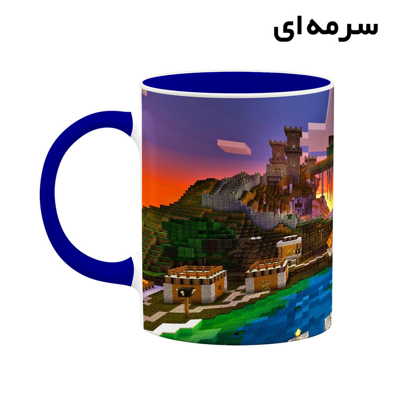 فاکس شاپ ماگ کاکتی طرح ماینکرافت minecraft مدل mgh41131