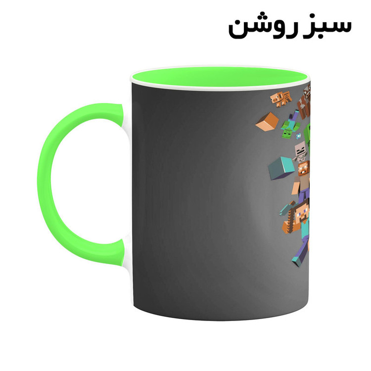 فاکس شاپ ماگ کاکتی طرح ماینکرافت minecraft مدل mgh41402