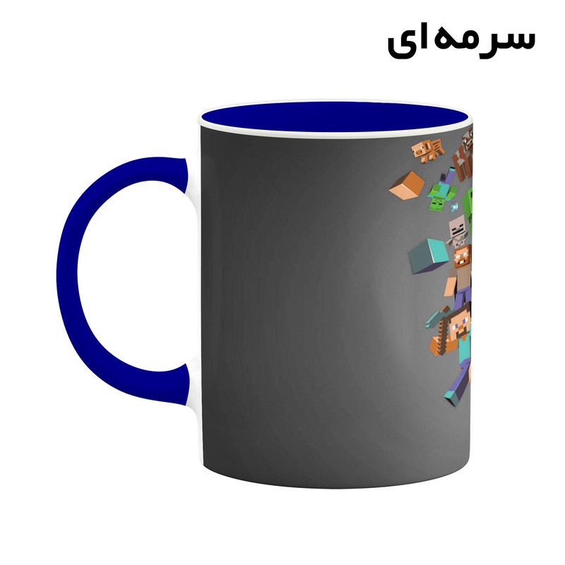 فاکس شاپ ماگ کاکتی طرح ماینکرافت minecraft مدل mgh41402