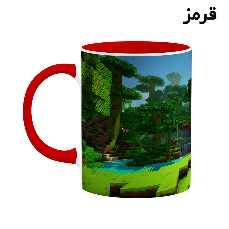 فاکس شاپ ماگ کاکتی طرح ماینکرافت minecraft مدل mgh41120