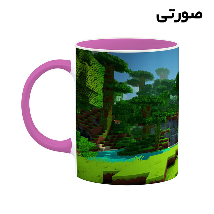 فاکس شاپ ماگ کاکتی طرح ماینکرافت minecraft مدل mgh41120