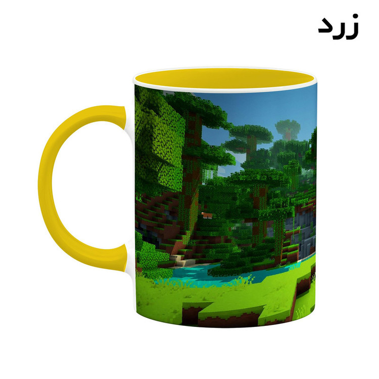فاکس شاپ ماگ کاکتی طرح ماینکرافت minecraft مدل mgh41120