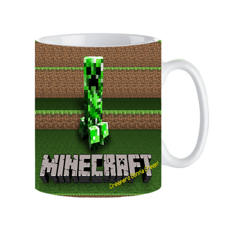 فاکس شاپ ماگ طرح کریپر ماینکرافت creeper minecraft کد 445