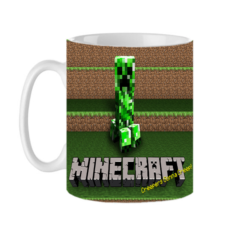 فاکس شاپ ماگ طرح کریپر ماینکرافت creeper minecraft کد 445