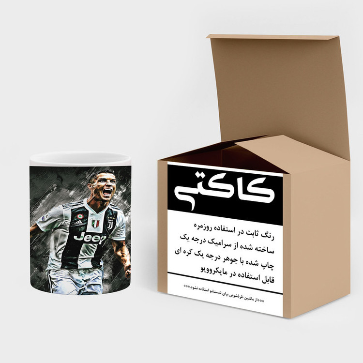 فاکس شاپ ماگ کاکتی طرح Ronaldo رونالدو مدل mgh43180