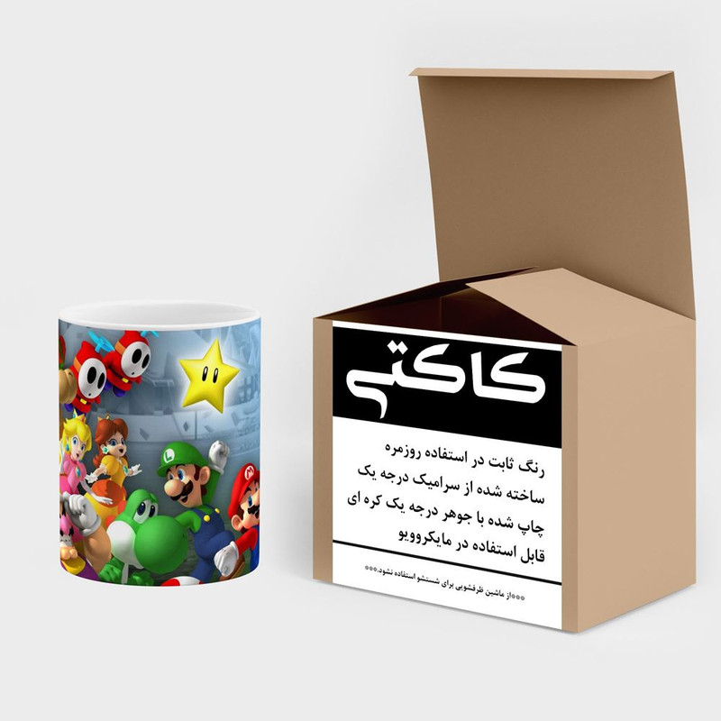 فاکس شاپ ماگ کاکتی مدل بازی سوپر ماریو Super Mario کد mgh29324