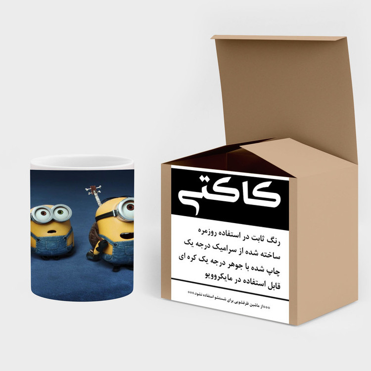 فاکس شاپ ماگ کاکتی طرح minion مینیون مدل mgh42740