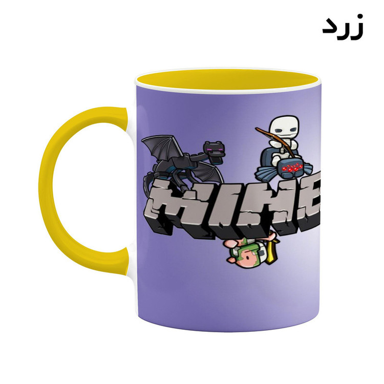 فاکس شاپ ماگ کاکتی طرح ماینکرافت minecraft مدل mgh41523