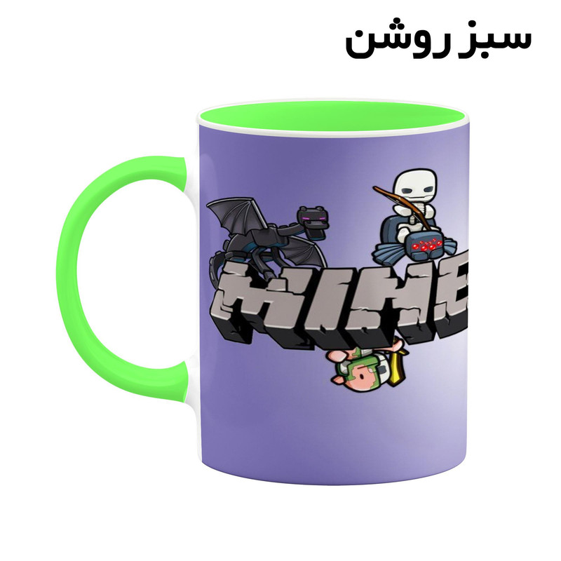 فاکس شاپ ماگ کاکتی طرح ماینکرافت minecraft مدل mgh41523