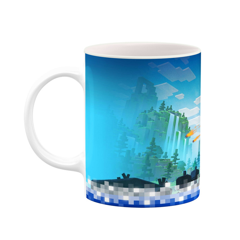 فاکس شاپ ماگ کاکتی طرح ماینکرافت minecraft مدل mgh41344