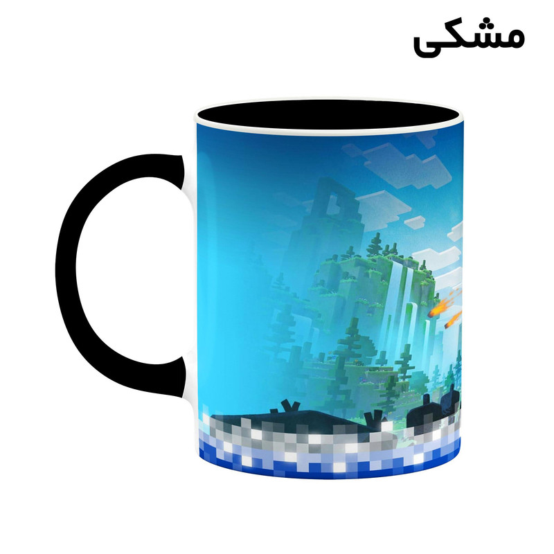 فاکس شاپ ماگ کاکتی طرح ماینکرافت minecraft مدل mgh41344