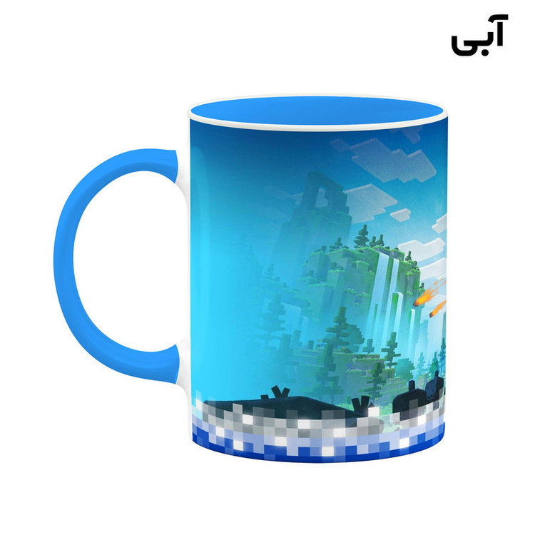 فاکس شاپ ماگ کاکتی طرح ماینکرافت minecraft مدل mgh41344