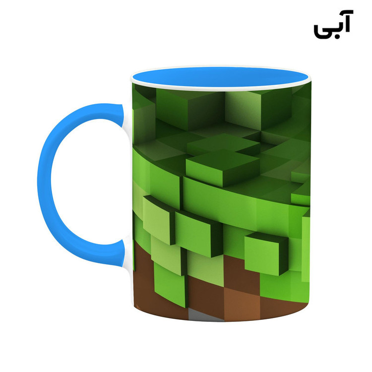 فاکس شاپ ماگ کاکتی طرح ماینکرافت minecraft مدل mgh41198