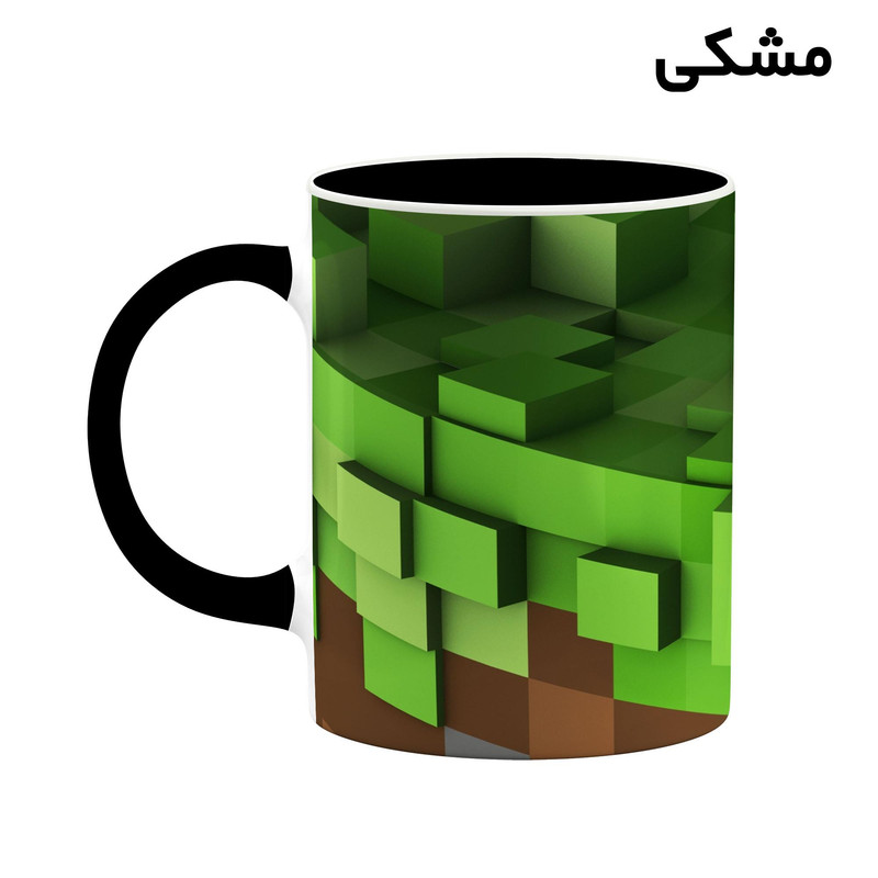 فاکس شاپ ماگ کاکتی طرح ماینکرافت minecraft مدل mgh41198