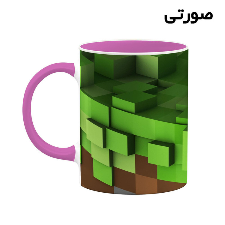 فاکس شاپ ماگ کاکتی طرح ماینکرافت minecraft مدل mgh41198