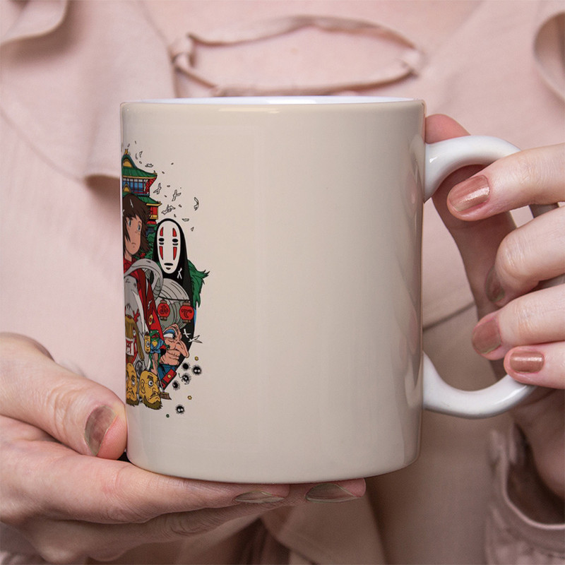 فاکس شاپ ماگ مدل spirited away طرح شهر اشباح