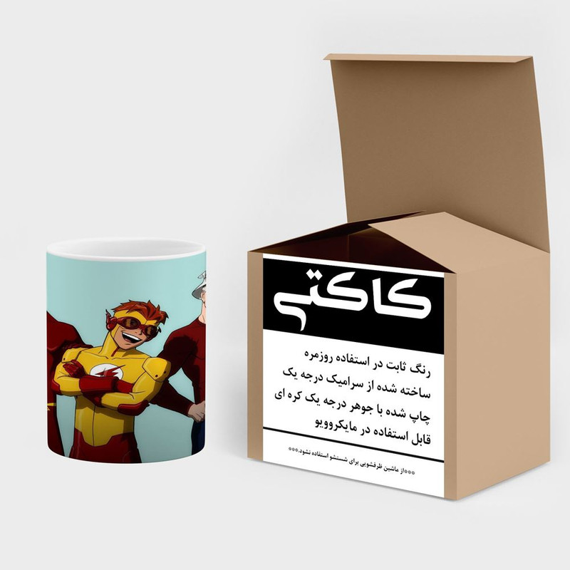 فاکس شاپ ماگ کاکتی مدل Kid Flash کد mgh39316