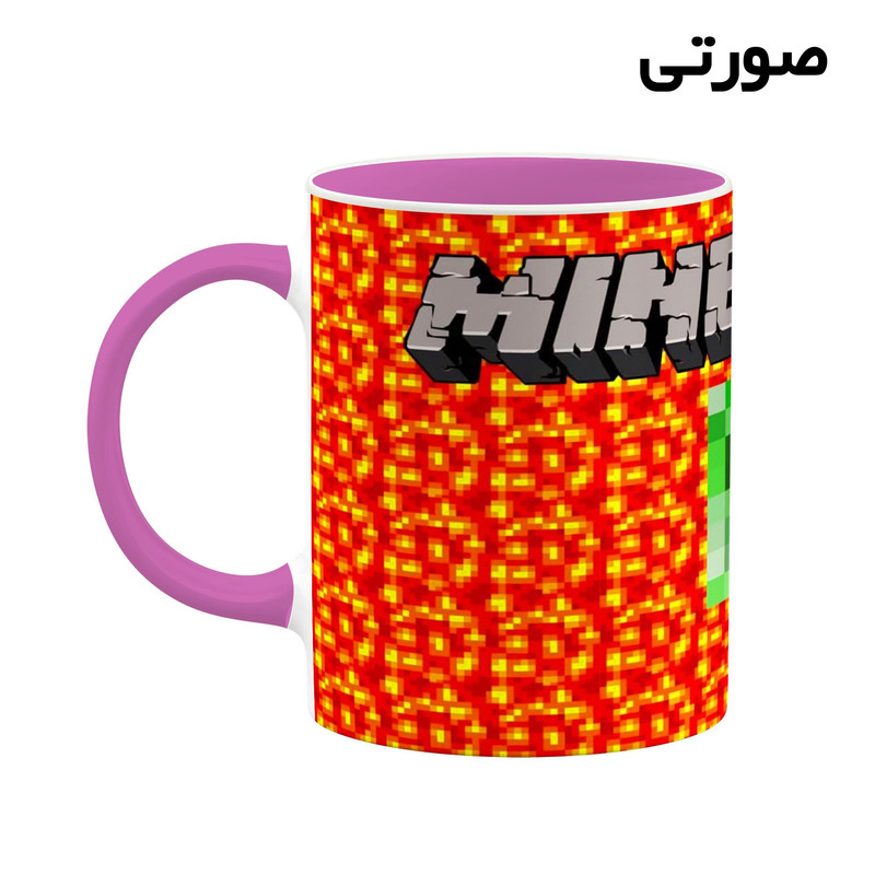 فاکس شاپ ماگ کاکتی طرح ماینکرافت minecraft مدل mgh41208
