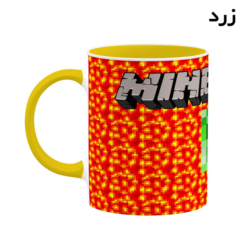 فاکس شاپ ماگ کاکتی طرح ماینکرافت minecraft مدل mgh41208