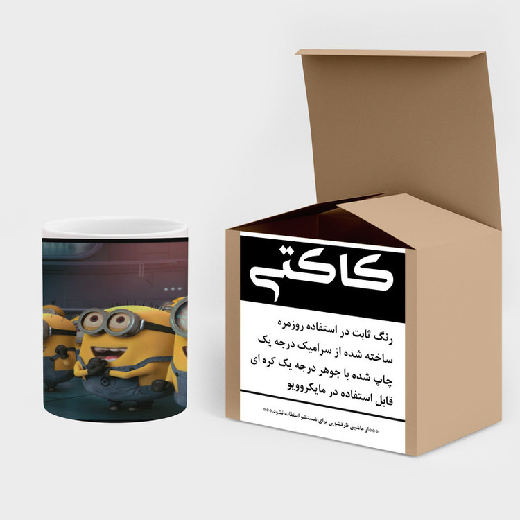 فاکس شاپ ماگ کاکتی طرح minion مینیون مدل mgh42745