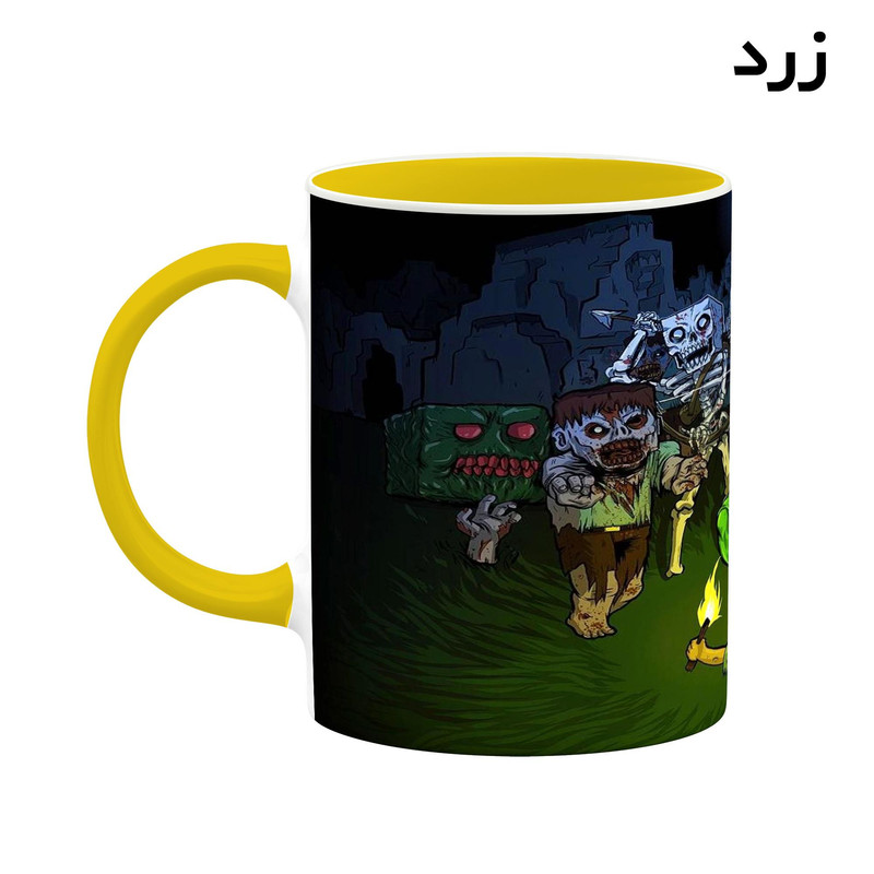 فاکس شاپ ماگ کاکتی طرح ماینکرافت minecraft مدل mgh41397