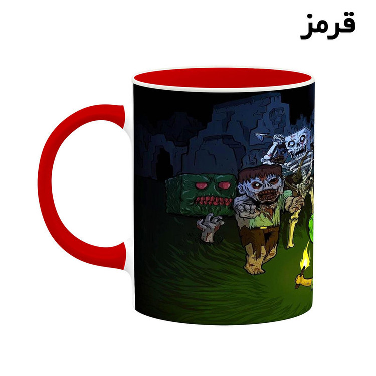 فاکس شاپ ماگ کاکتی طرح ماینکرافت minecraft مدل mgh41397