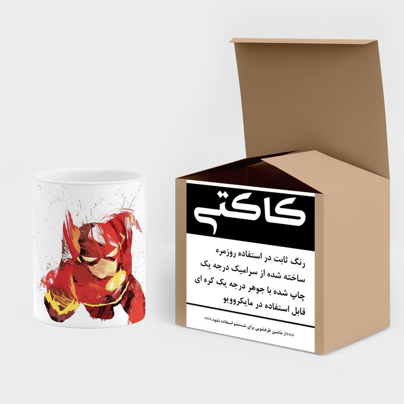 فاکس شاپ ماگ کاکتی مدل Kid Flash کد mgh39309