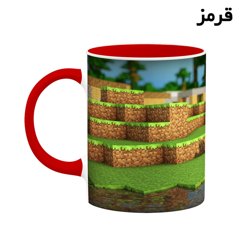 فاکس شاپ ماگ کاکتی طرح ماینکرافت minecraft مدل mgh41063