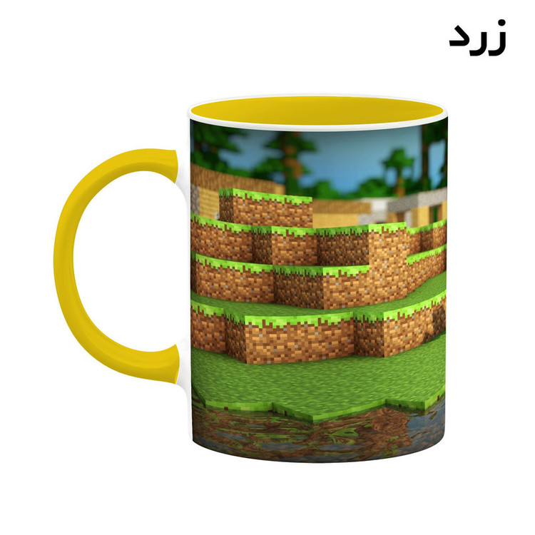 فاکس شاپ ماگ کاکتی طرح ماینکرافت minecraft مدل mgh41063