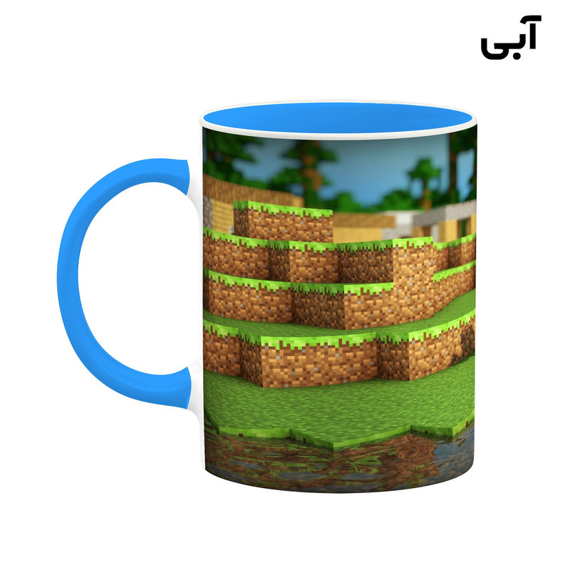 فاکس شاپ ماگ کاکتی طرح ماینکرافت minecraft مدل mgh41063