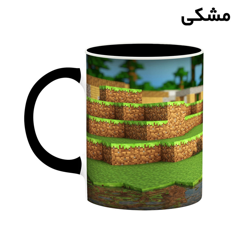 فاکس شاپ ماگ کاکتی طرح ماینکرافت minecraft مدل mgh41063