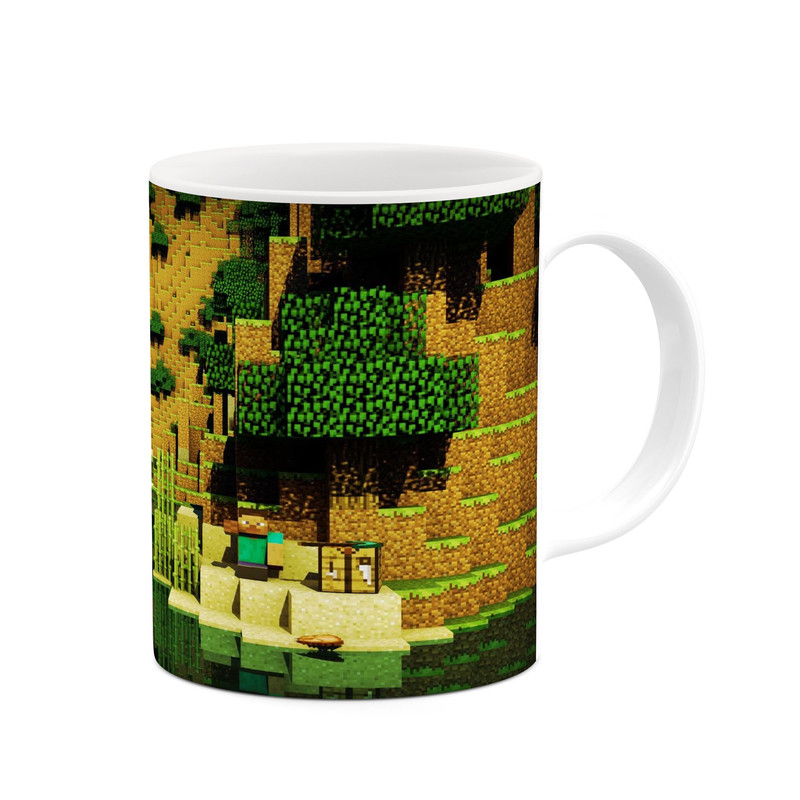 فاکس شاپ ماگ کاکتی طرح ماینکرافت minecraft مدل mgh41379