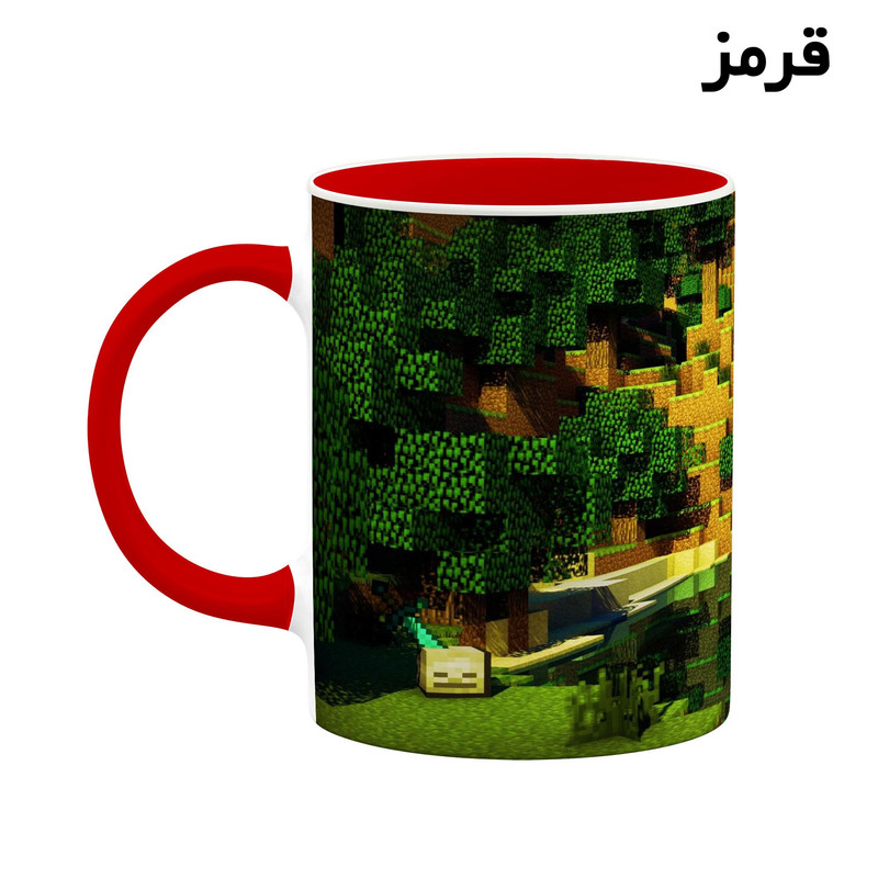 فاکس شاپ ماگ کاکتی طرح ماینکرافت minecraft مدل mgh41379