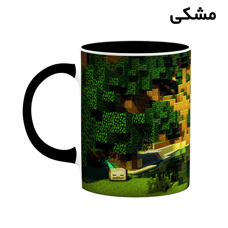 فاکس شاپ ماگ کاکتی طرح ماینکرافت minecraft مدل mgh41379