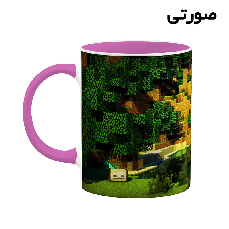فاکس شاپ ماگ کاکتی طرح ماینکرافت minecraft مدل mgh41379
