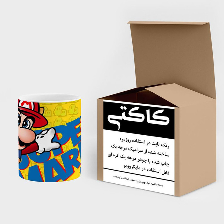 فاکس شاپ ماگ کاکتی مدل بازی سوپر ماریو Super Mario کد mgh30526