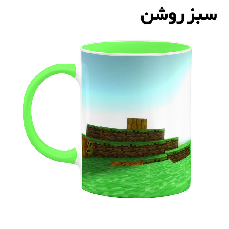 فاکس شاپ ماگ کاکتی طرح ماینکرافت minecraft مدل mgh41416