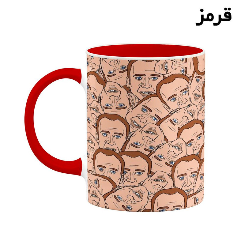فاکس شاپ ماگ کاکتی طرح نیکولاس کیج Nicolas Cage مدل mgh27028