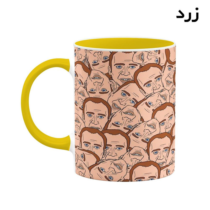 فاکس شاپ ماگ کاکتی طرح نیکولاس کیج Nicolas Cage مدل mgh27028