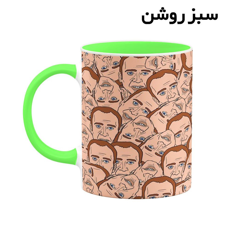 فاکس شاپ ماگ کاکتی طرح نیکولاس کیج Nicolas Cage مدل mgh27028