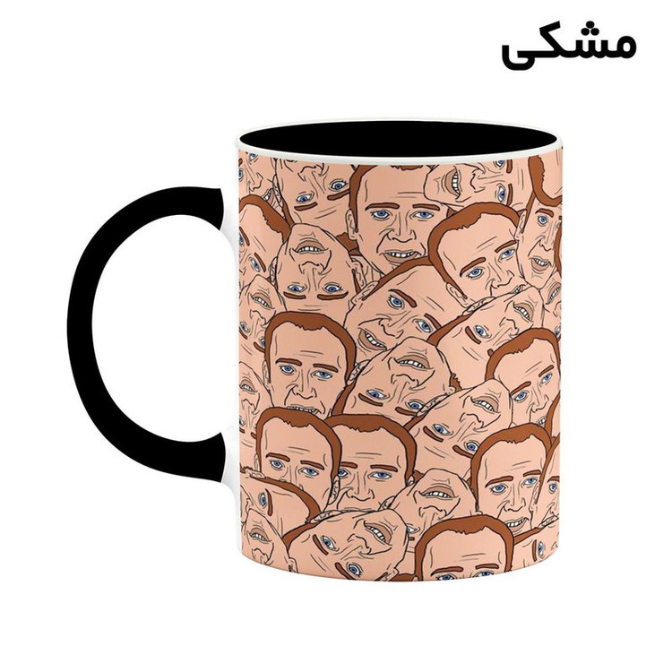 فاکس شاپ ماگ کاکتی طرح نیکولاس کیج Nicolas Cage مدل mgh27028