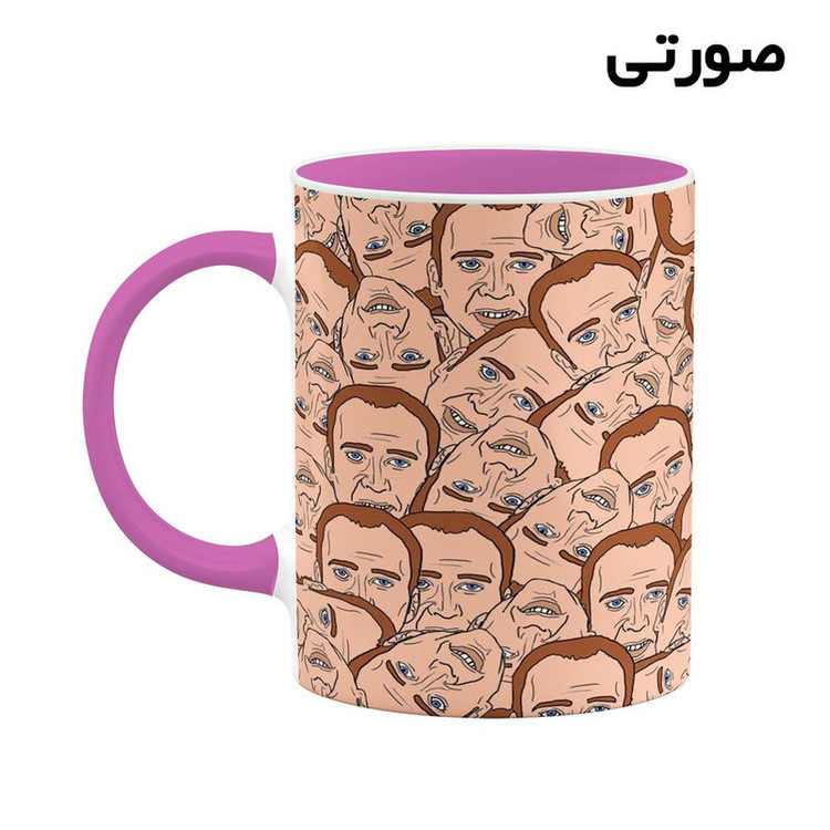 فاکس شاپ ماگ کاکتی طرح نیکولاس کیج Nicolas Cage مدل mgh27028
