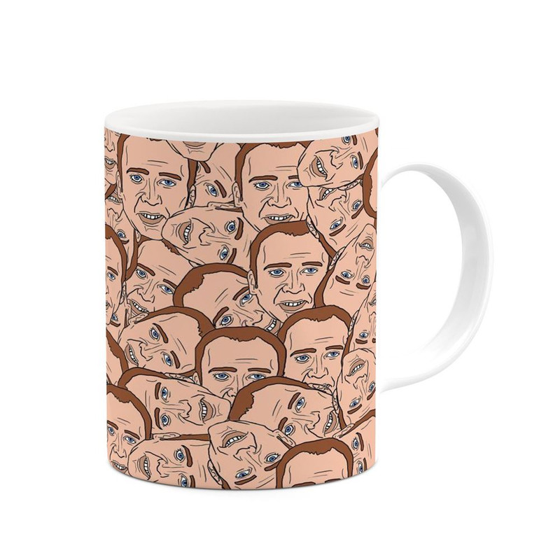 فاکس شاپ ماگ کاکتی طرح نیکولاس کیج Nicolas Cage مدل mgh27028