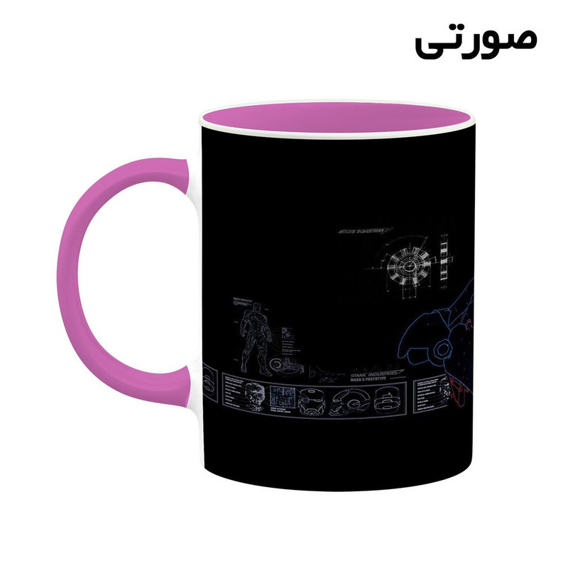 فاکس شاپ ماگ کاکتی مدل مرد آهنی Iron Man کد mgh39132