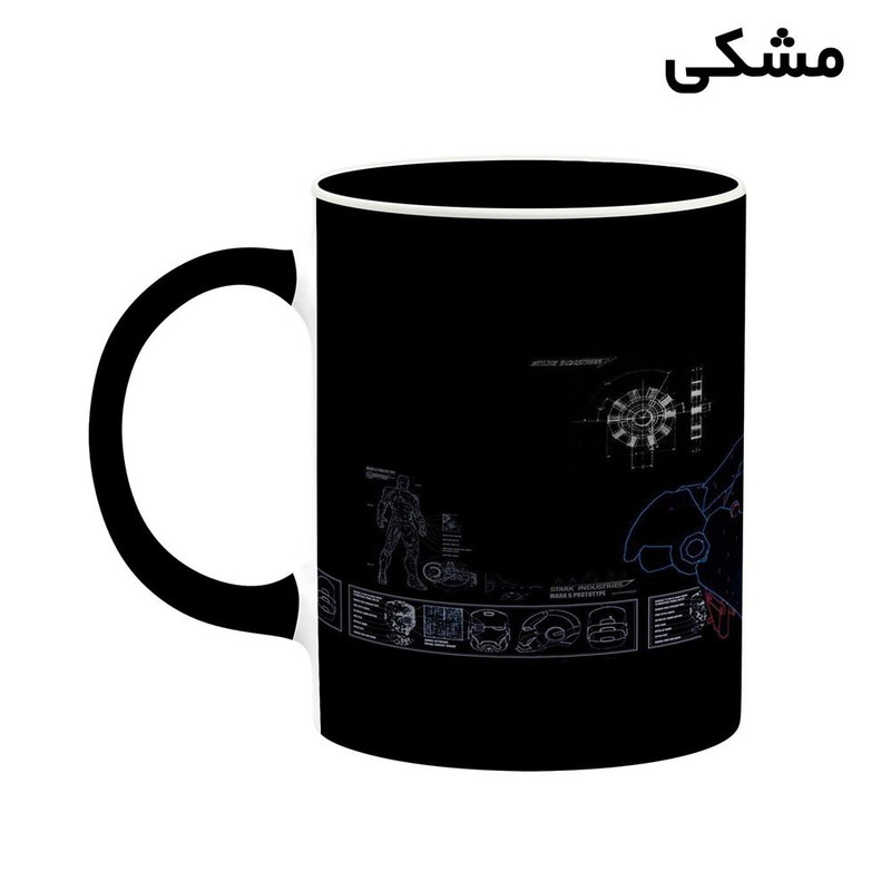 فاکس شاپ ماگ کاکتی مدل مرد آهنی Iron Man کد mgh39132