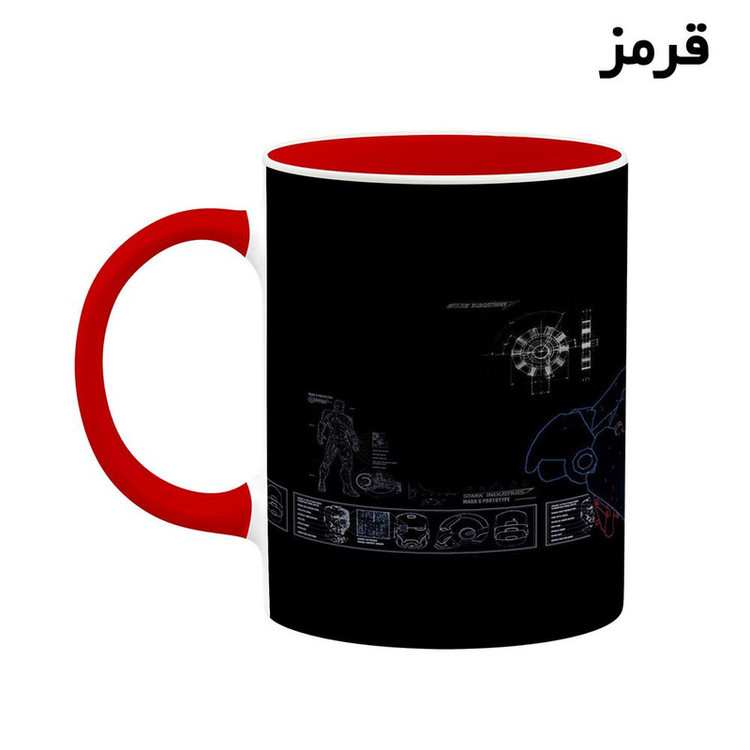 فاکس شاپ ماگ کاکتی مدل مرد آهنی Iron Man کد mgh39132