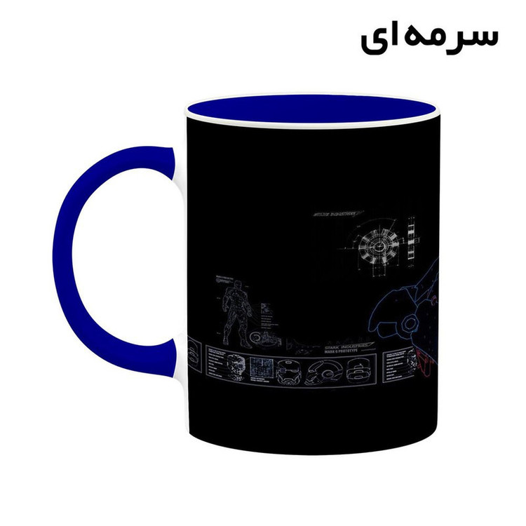 فاکس شاپ ماگ کاکتی مدل مرد آهنی Iron Man کد mgh39132