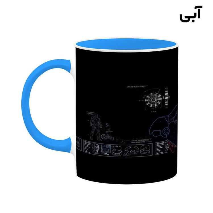 فاکس شاپ ماگ کاکتی مدل مرد آهنی Iron Man کد mgh39132